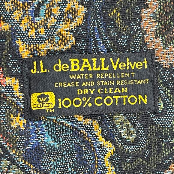 Vintage J.L. deBall Cattvia Black Long Velvet Opera Jacket Coat Duster Lined - Picture 3 of 15